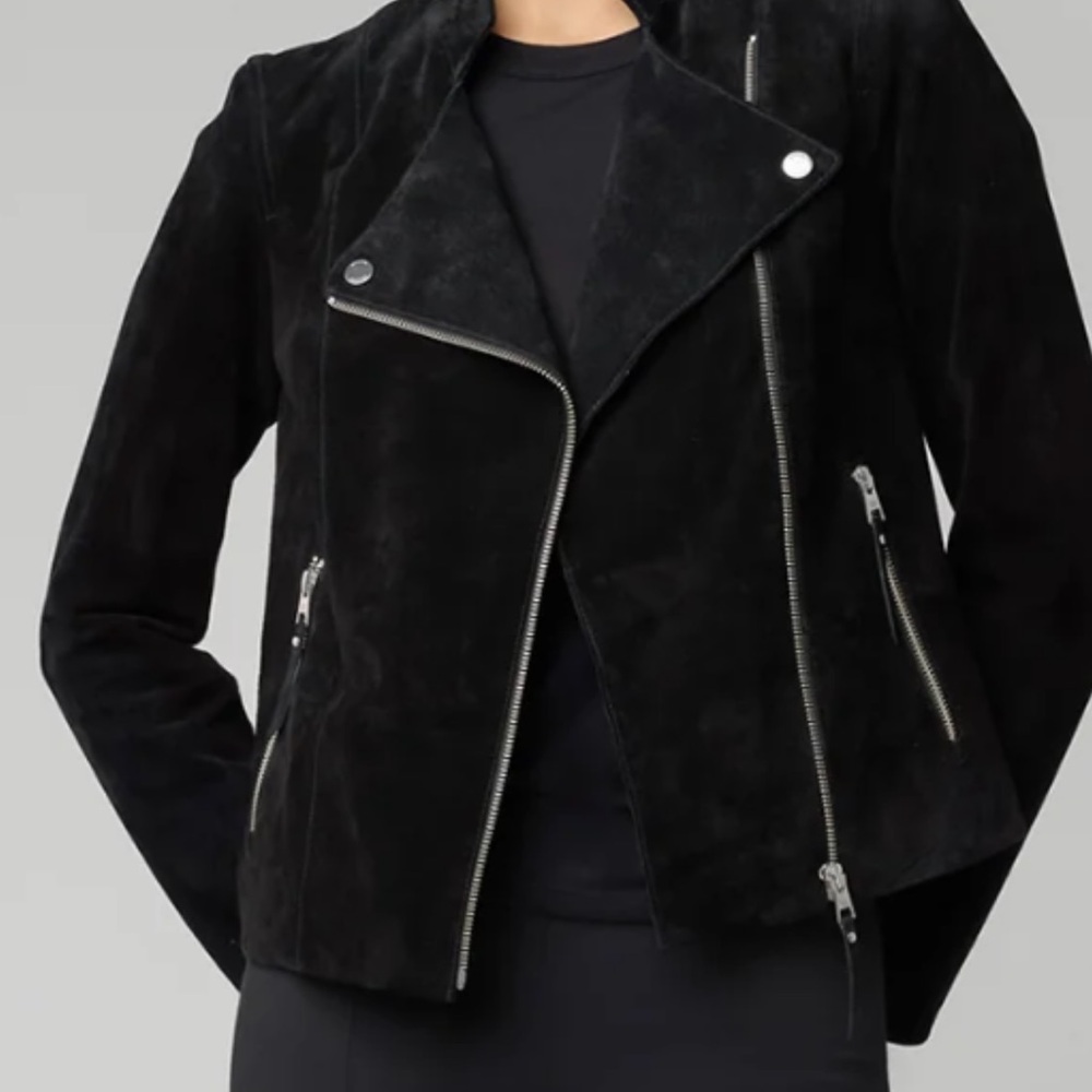 Soia & Kyo Genuine Suede Biker Jacket medium